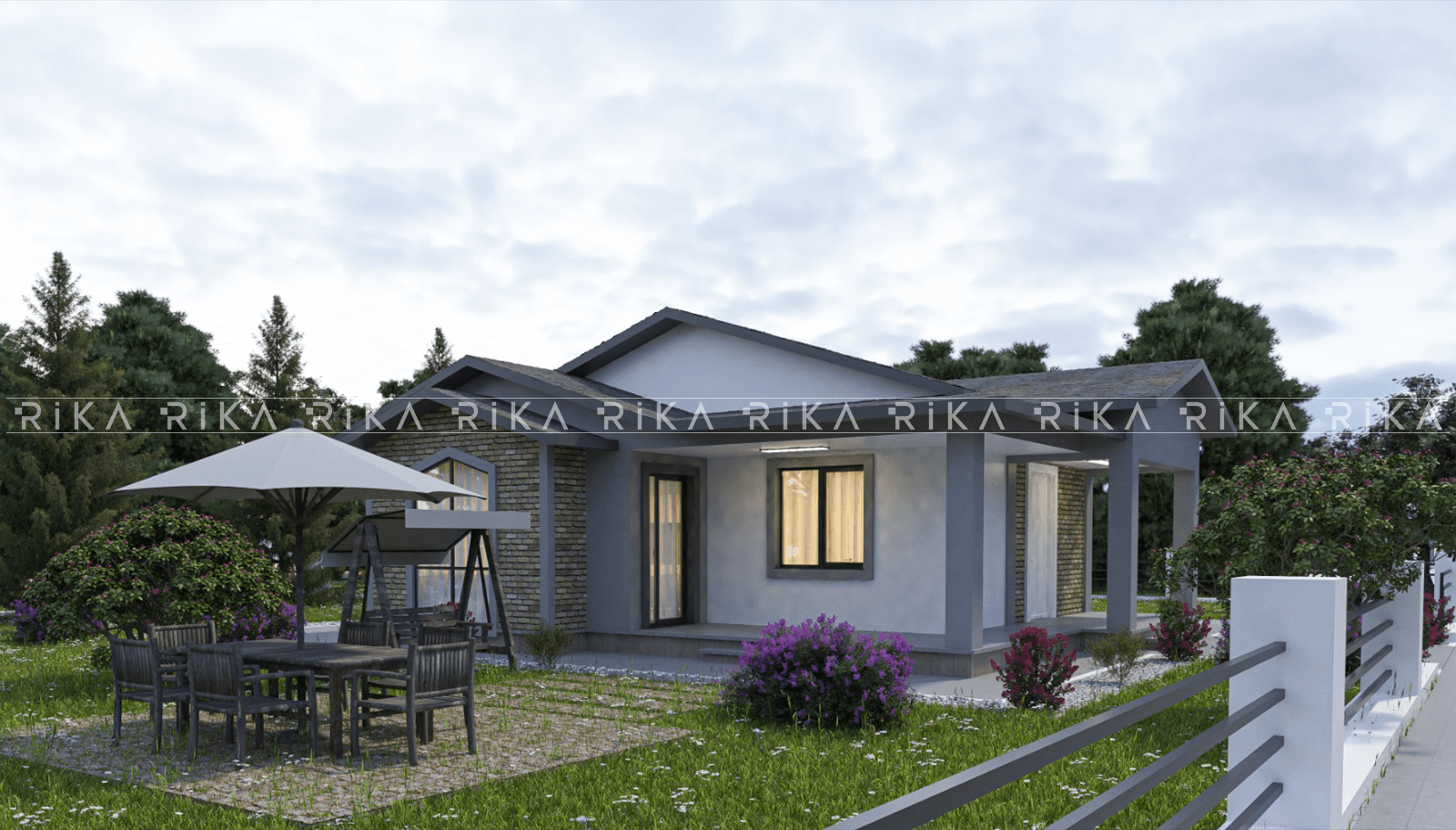 113 m2 Tek Katlı Betonarme Villa
