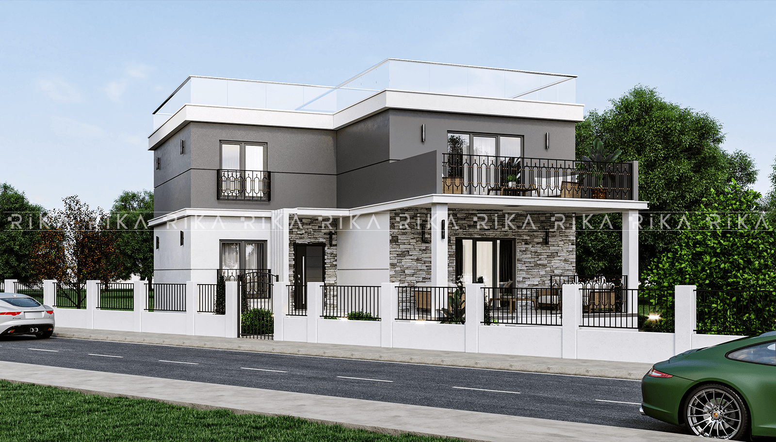 250 m2 Çift Katlı Betonarme Villa