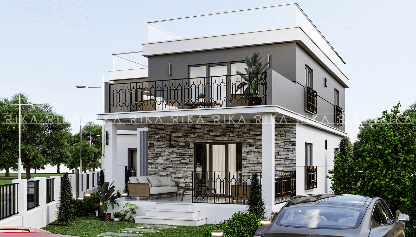 250 m2 Çift Katlı Betonarme Villa