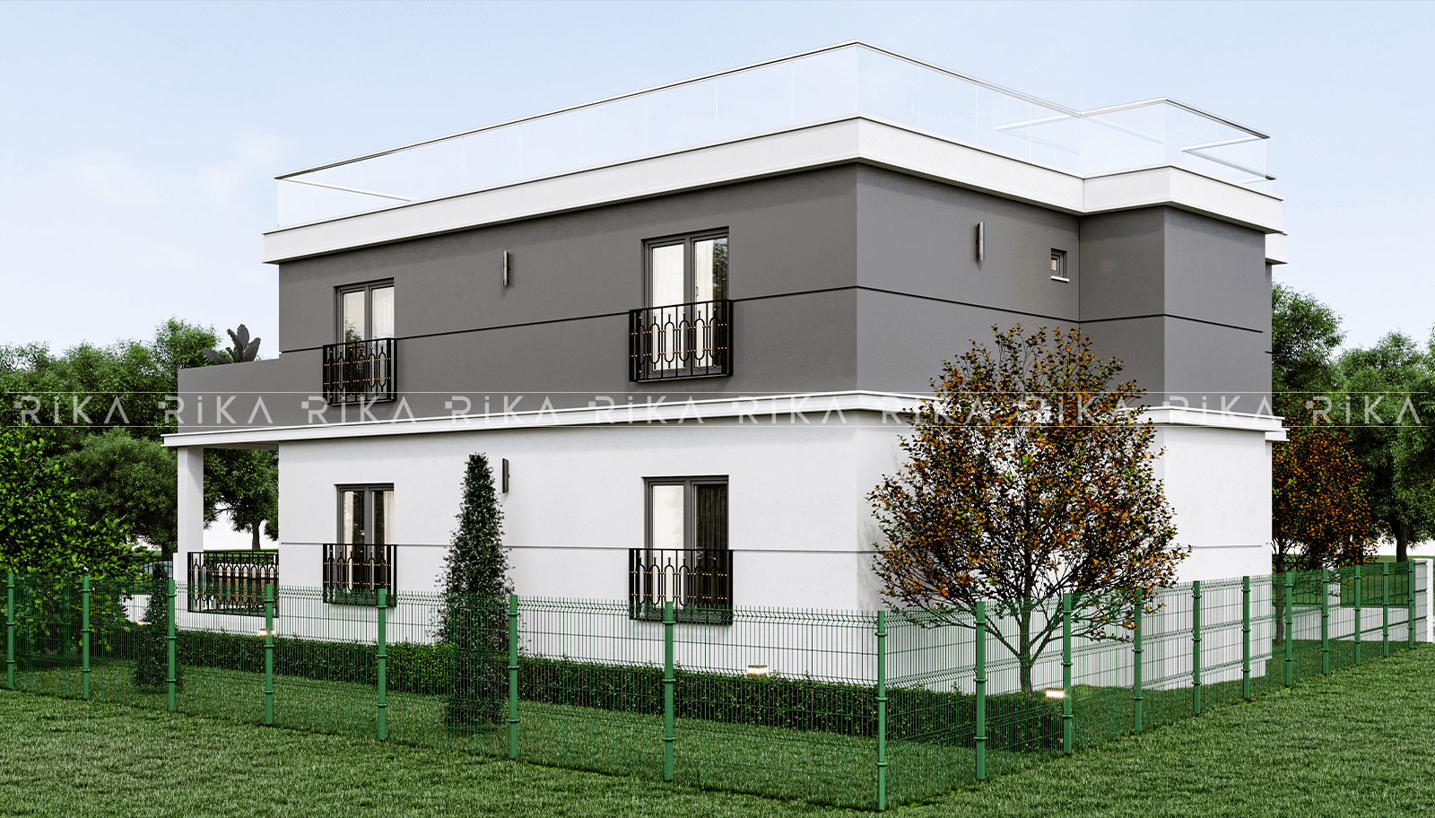 250 m2 Çift Katlı Betonarme Villa
