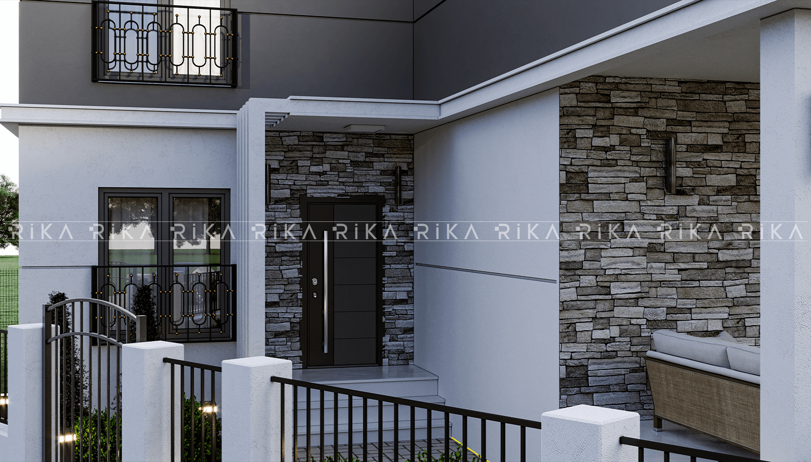 250 m2 Çift Katlı Betonarme Villa