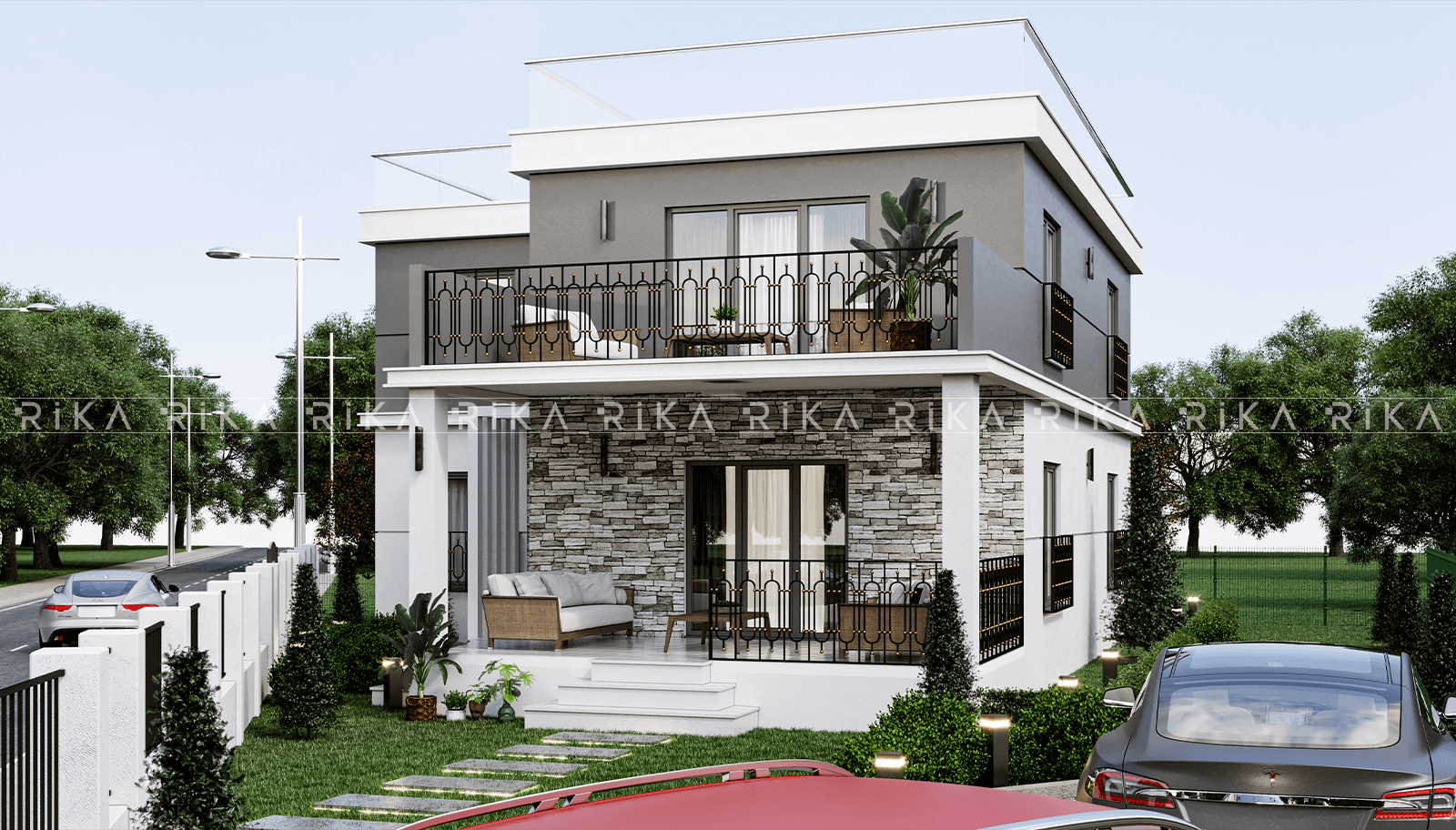 250 m2 Çift Katlı Betonarme Villa