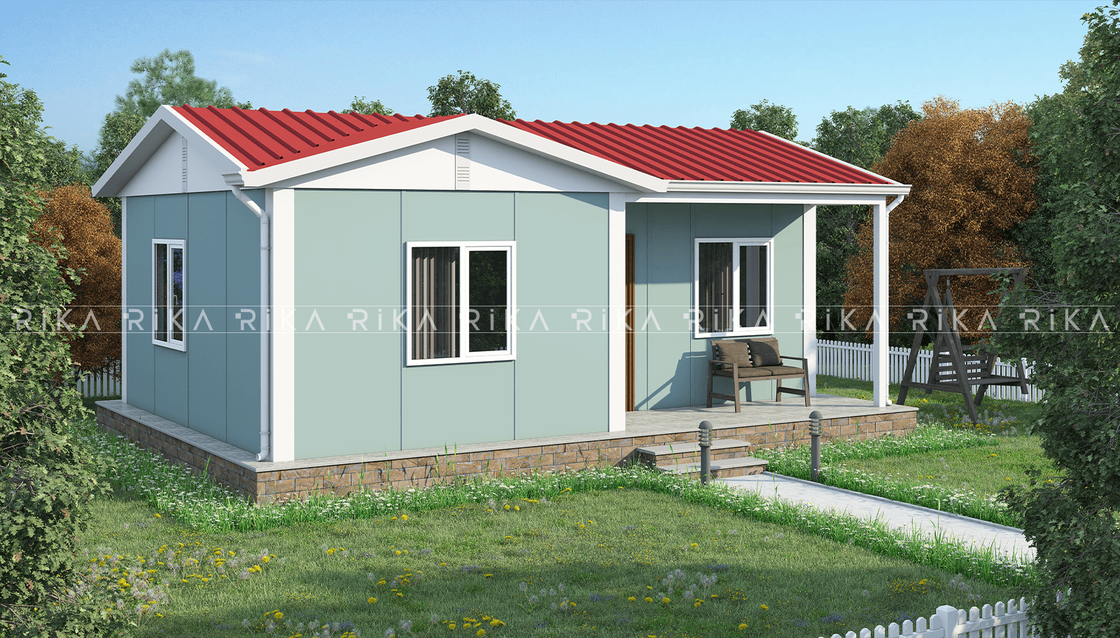 40 m² Single Story Prefabricated House