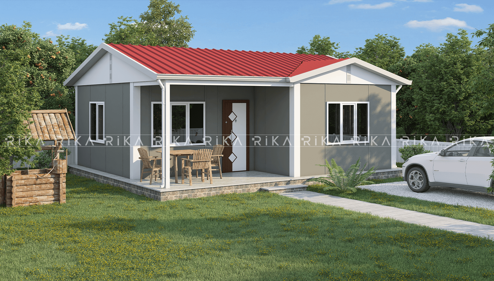 50 m² Single Story Prefabricated House