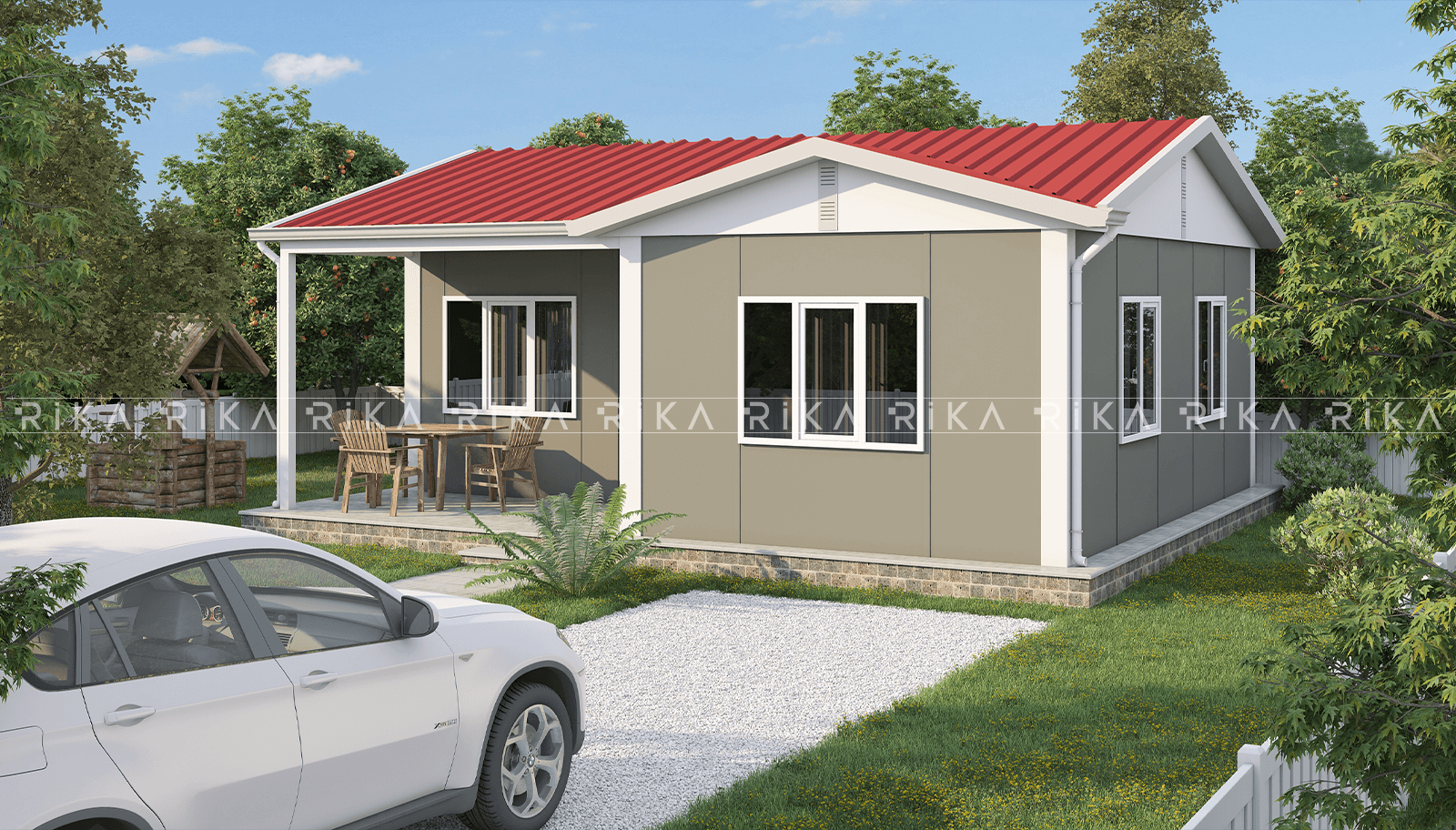 50 m² Single Story Prefabricated House