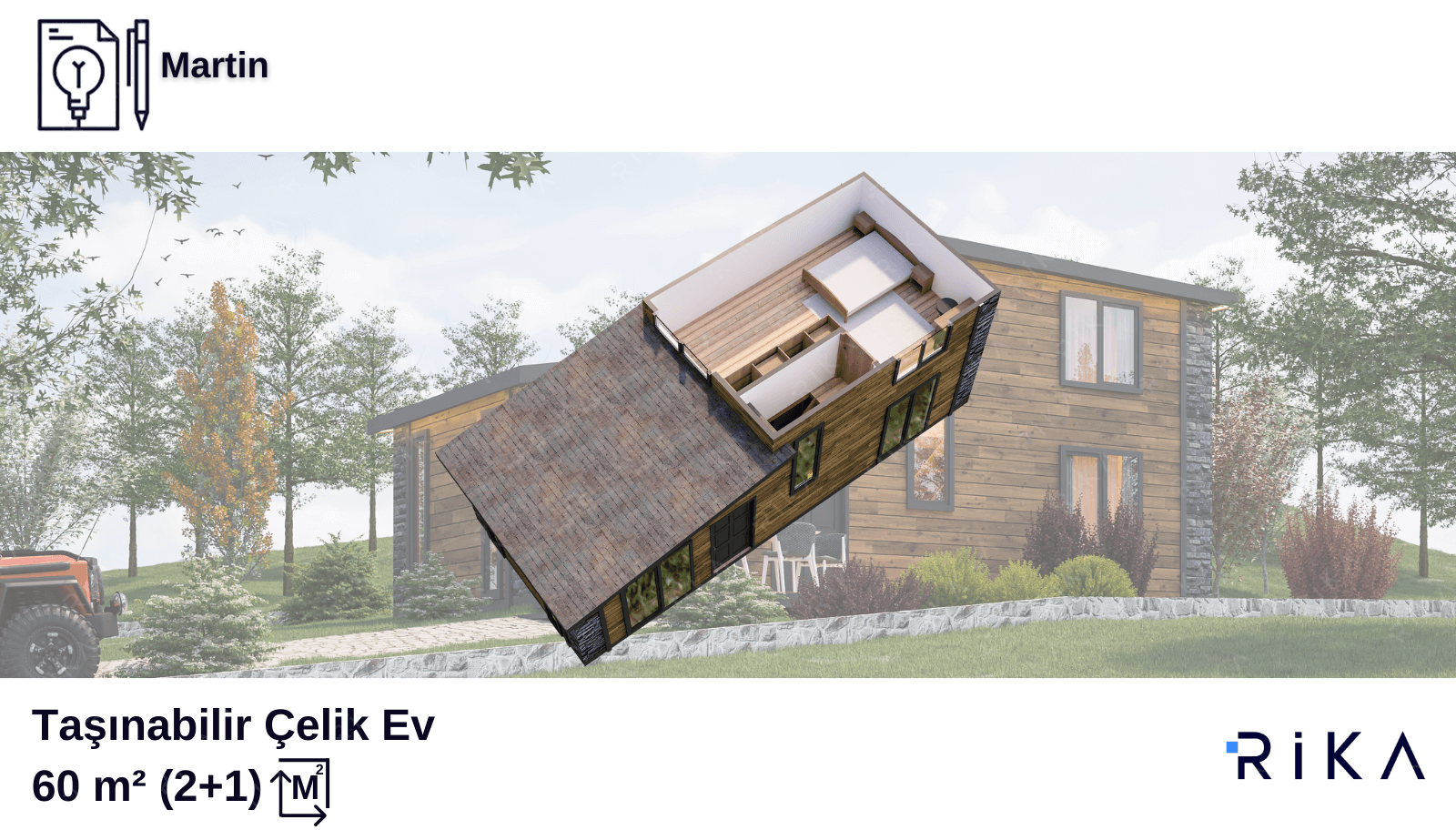 60 m2 Martin Modül Ev