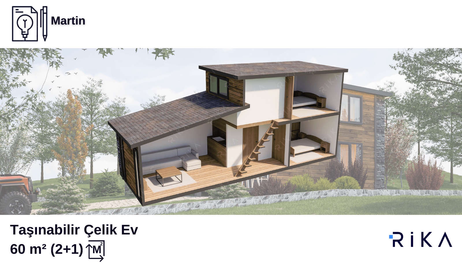 60 m2 Martin Modül Ev
