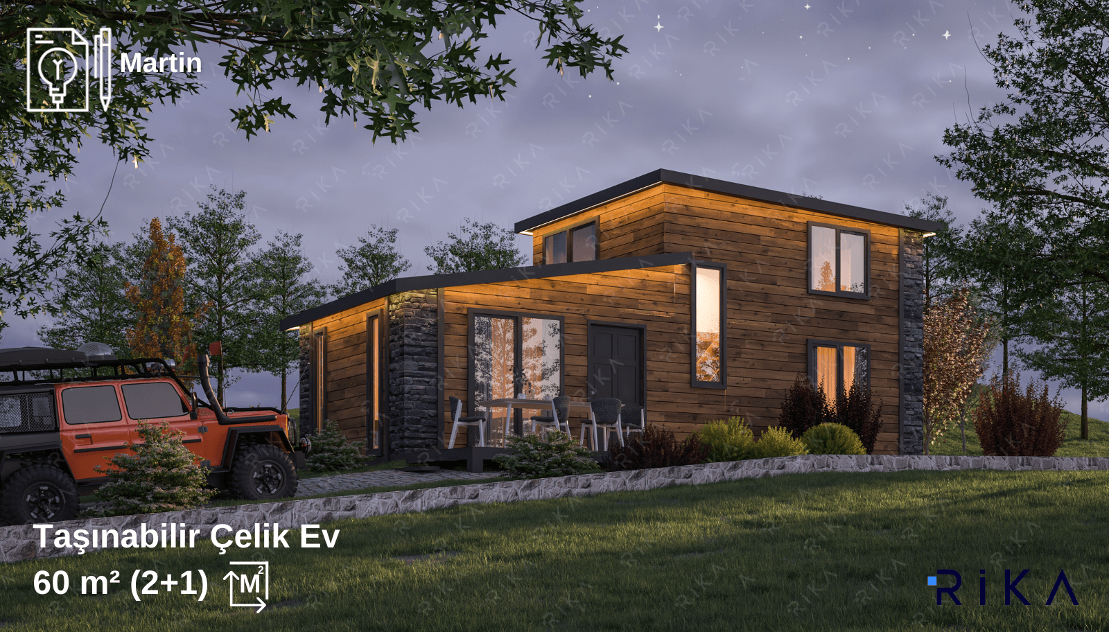 60 m2 Martin Modül Ev