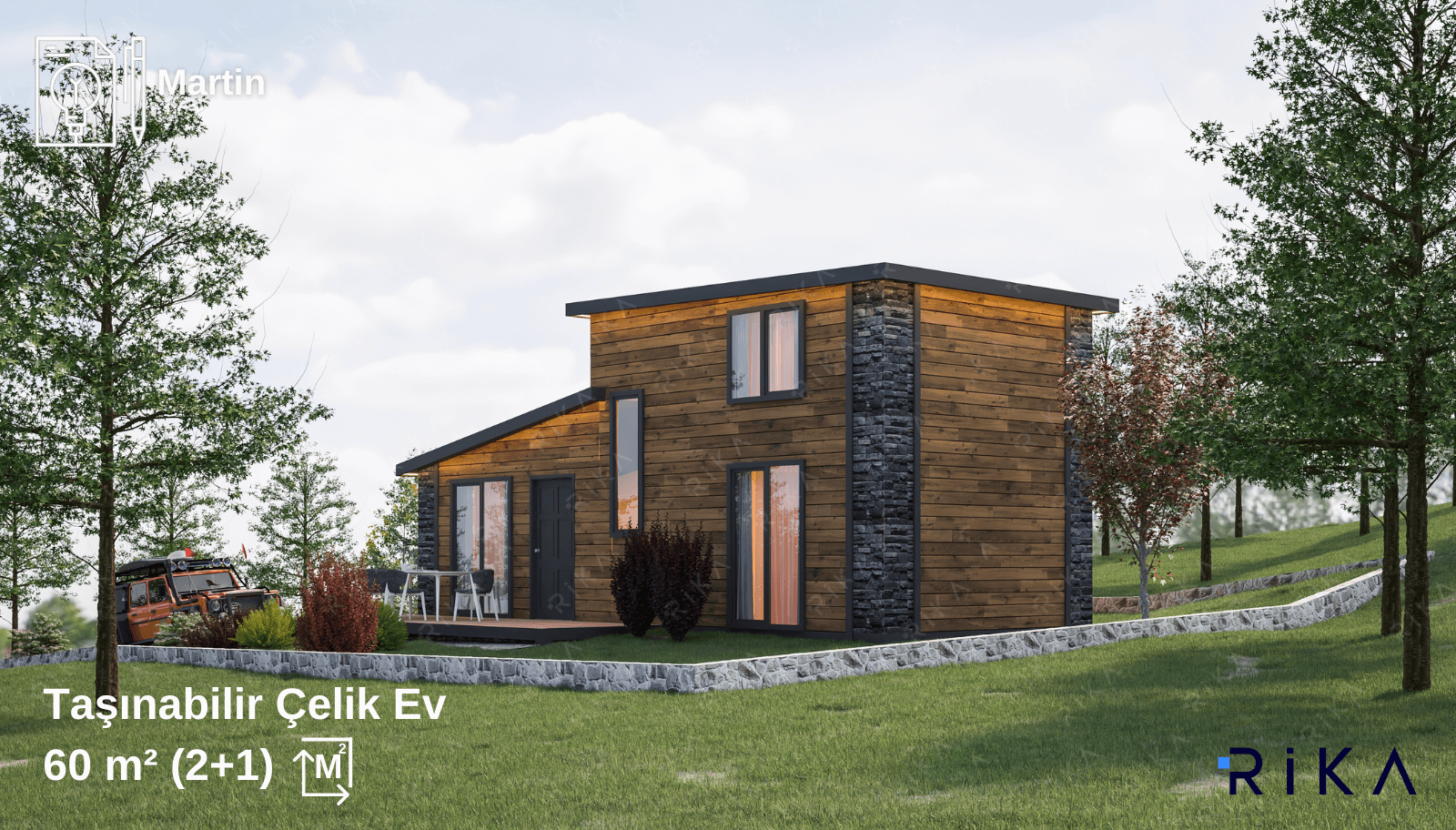 60 m2 Martin Modül Ev