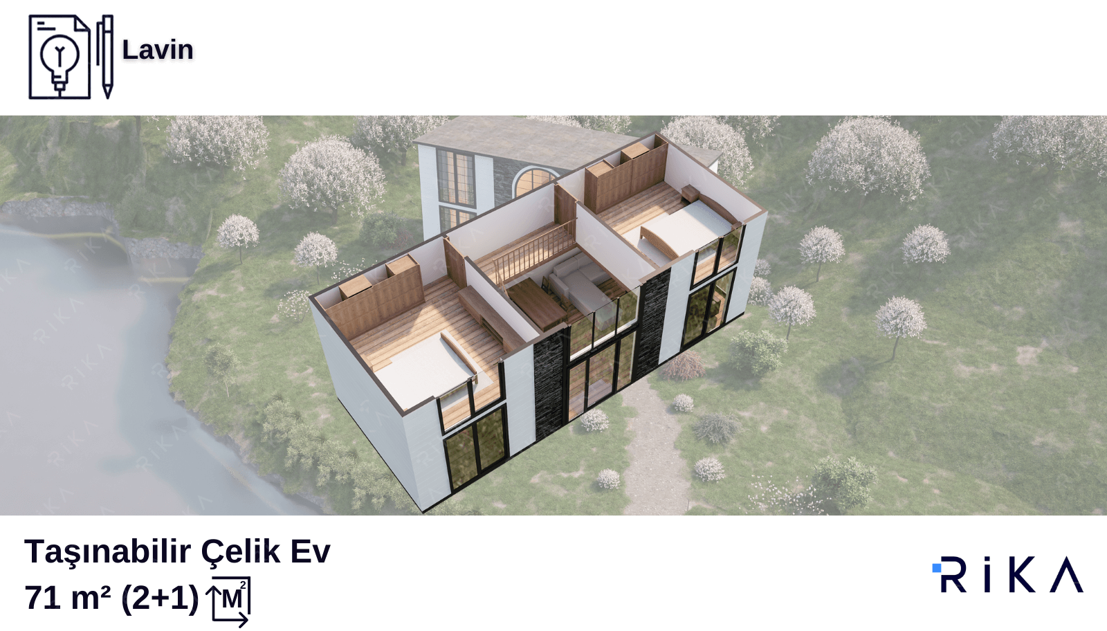 71 m2 Lavin Modül Ev