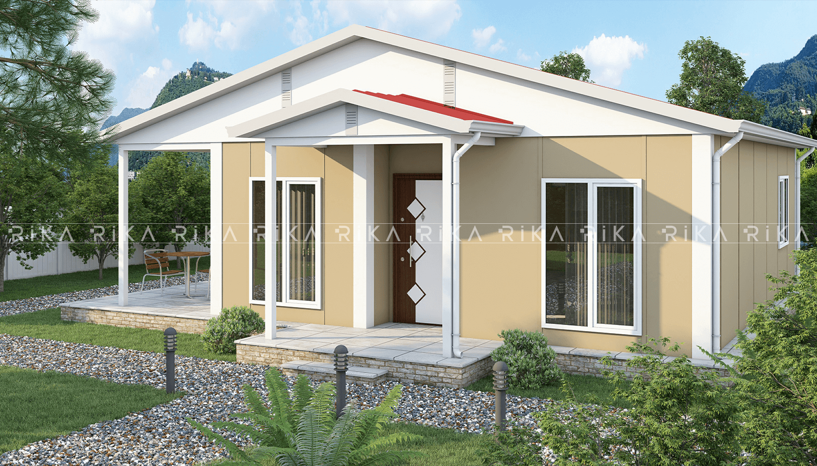 80 m² Single Story Prefabricated House