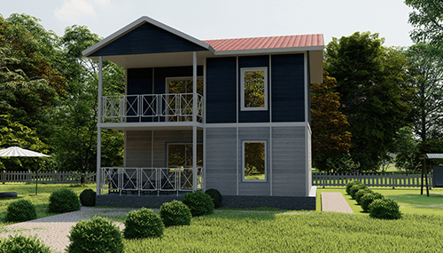 Case Prefabbricate a Due Piani