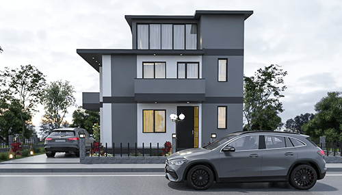 Tripleks Betonarme Villa